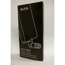 ALFA NETWORK 2.4GHz / 5GHz 10dBi didelio stiprinimo kryptinė vidinių patalpų panelinė antena ALFA NETWORK 2.4GHz / 5GHz 10dBi didelio stiprinimo kryptinė vidinių patalpų panelinė antena