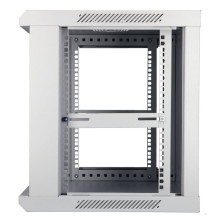 EXTRALINK 9U 600X450 SIENINĖ RACKMOUNT SPINTELĖ, PILKA