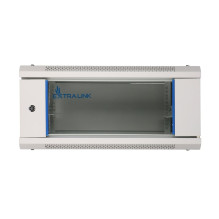 EXTRALINK 4U 600X450 WALL-MOUNTED RACKMOUNT CABINET, GRAY