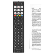 Televizoriaus nuotolinio valdymo pultas - SAVIO RC-32 juodas Televizoriaus nuotolinio valdymo pultas - SAVIO RC-32 juodas