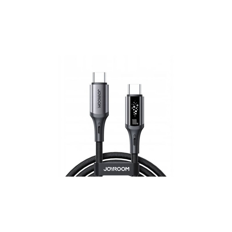 „Joyroom SA60 StarTalk“ 100 W USB-C – USB-C laidas 1,2 m – juodas