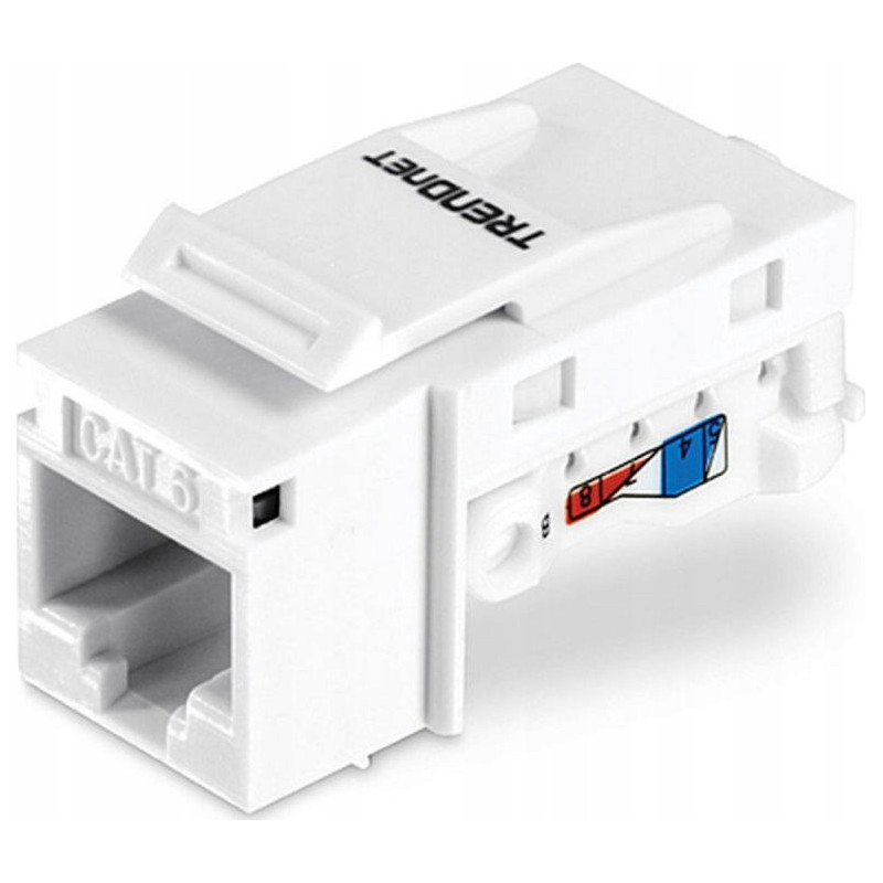 TRENDnet Cat6 tool-free Keystone jack 25-pack 90°
