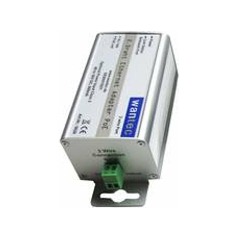 Powerline Ethernet adapter Wantec wantec 2wIP 2-wire with PoE / screw terminals