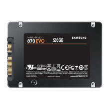 Samsung SSD 2,5 500GB 870 EVO MZ-77E500B / EU Samsung SSD 2,5 500GB 870 EVO MZ-77E500B / EU