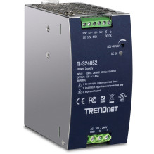 DIN bėgelio maitinimo šaltinis TRENDnet 240W, 52V DC, 4.61A, AC į DC