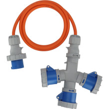 Brennenstuhl extension cable CEE 3-pin splitter 16A 2m
