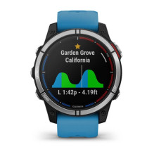 Garmin quatix 7 3.3 cm (1.3") MIP 47 mm Digital 260 x 260 pixels Touchscreen Blue Wi-Fi GPS (satellite)