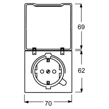 Busch-Jaeger 2064-0-0294 socket-outlet Busch-Jaeger 2064-0-0294 socket-outlet