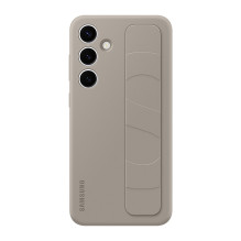 Samsung stovintis, liečiamas dėklas, skirtas „Galaxy S25+“. Pilkas. Samsung stovintis, liečiamas dėklas, skirtas „Galaxy S25+“. Pilkas.