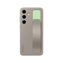 Samsung stovintis, liečiamas dėklas, skirtas „Galaxy S25+“. Pilkas. Samsung stovintis, liečiamas dėklas, skirtas „Galaxy S25+“. Pilkas.