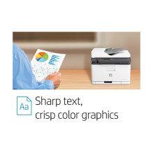 HP Color Laser MFP 179fnw Multifunktionsgerät 4in1 Farblaser A4 18s / m
