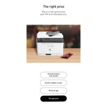 HP Color Laser MFP 179fnw Multifunktionsgerät 4in1 Farblaser A4 18s / m