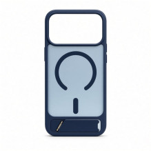 Evelatus Apple iPhone 18 Pro Max Rubber Coated MagSafe With Stand Case Navy Blue Evelatus Apple iPhone 18 Pro Max Rubber Coated MagSafe With Stand Case Navy Blue