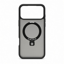 Evelatus Apple iPhone 18 Pro Max Shield Case With MagSafe &amp; Stand Matte Ring Black