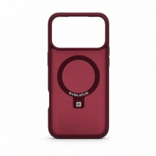 Evelatus Apple iPhone 18 Pro Max Shield Case With MagSafe &amp; Stand Matte Ring Burgundy