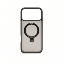 Evelatus Apple iPhone 18 Pro Max Shield Case With MagSafe &amp; Stand Matte Ring Smoke Grey