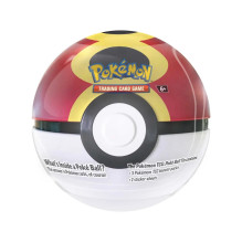 Kolekcionuojamų kortų žaidimas - Pokémon Scarlet &amp; Violet: Poké Ball Tin 2025 (Pokémon, 3 booster packs, 2 sticker s