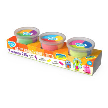RINKINYS PLASTELINO MULTI COLORED 3VNT RINKINYS PLASTELINO MULTI COLORED 3VNT