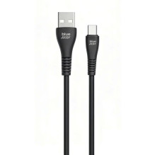 USB kabelis Blue Star PJ-DG4-A USB-A to Lightning 1.0m juodas