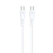 USB kabelis Blue Star PJ-DQ1-C USB-C to USB-C 60W 1.0m baltas USB kabelis Blue Star PJ-DQ1-C USB-C to USB-C 60W 1.0m baltas