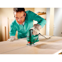 Bosch Powertools Stichsäge PST 650 (grün / Black, Koffer, 500 Watt)