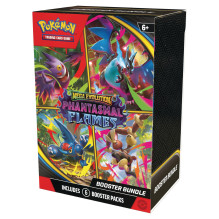 Kolekcinis kortų žaidimas - Pokémon Mega Evolution Phantasmal Flames Booster Bundle, 6 pakeliai Kolekcinis kortų žaidimas - Pokémon Mega Evolution Phantasmal Flames Booster Bundle, 6 pakeliai