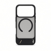 Evelatus Apple iPhone 18 Pro Rubber Coated MagSafe With Stand Case Black Evelatus Apple iPhone 18 Pro Rubber Coated MagSafe With Stand Case Black