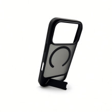 Evelatus Apple iPhone 18 Pro Rubber Coated MagSafe With Stand Case Black Evelatus Apple iPhone 18 Pro Rubber Coated MagSafe With Stand Case Black