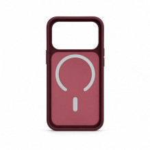 Evelatus Apple iPhone 18 Pro Silver-Shield Skin Feel 2-in-1 MagSafe Case Burgundy