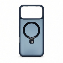 Evelatus Apple iPhone 18 Pro Shield Case With MagSafe &amp; Stand Matte Ring Navy Blue