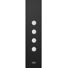 Beko HILG64120S hob Black Built-in 60 cm Gas 4 zone(s)