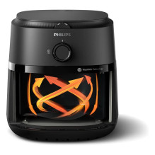 Philips NA120 / 00 1000 serijos karšto oro gruzdintuvė, juoda (NA120 / 00) Philips NA120 / 00 1000 serijos karšto oro gruzdintuvė, juoda (NA120 / 00)