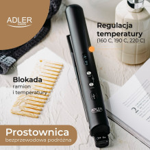 Plaukų tiesintuvas ADLER AD 2327b Plaukų tiesintuvas ADLER AD 2327b