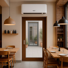 Adler AD 7753 air curtain Black, White 2000 W Adler AD 7753 air curtain Black, White 2000 W