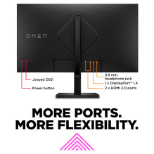 OMEN by HP 31.5 colio QHD 165Hz žaidimų monitorius – OMEN 32q kompiuterio monitorius