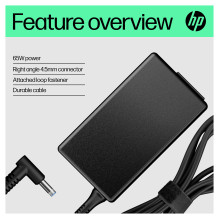 N HP Smart AC Adapteris - Maitinimo šaltinis - 65 vatai - Danija