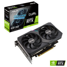 ASUS Dual -RTX3060-12G-V2 NVIDIA GeForce RTX 3060 12 GB GDDR6 ASUS Dual -RTX3060-12G-V2 NVIDIA GeForce RTX 3060 12 GB GDDR6