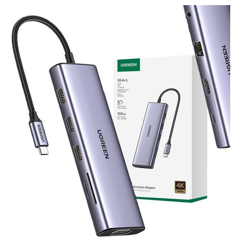 UGREEN Revodok 10-in-1 USB-C Hub