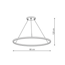 Luminaire ceiling Light Prestige Ring, 48 W, LED, 3 - 6K