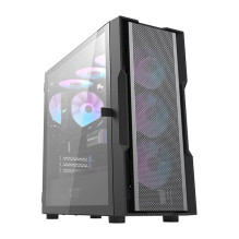 Computer case - darkFlash DK431 Mesh, 4 ARGB fans, tempered glass, black Computer case - darkFlash DK431 Mesh, 4 ARGB fans, tempered glass, black