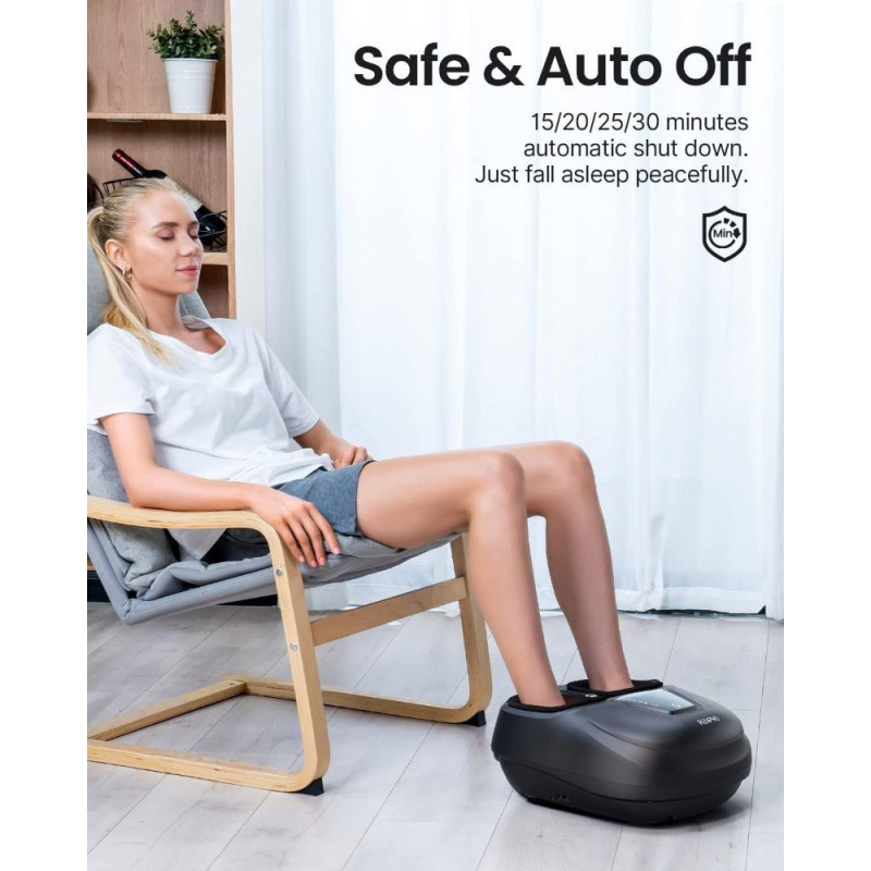 RENPHO Shiatsu Foot Massager black Schwarz PEU-RP-FM058R-BK PEURPFM058RBK (PEU-RP-FM058R-BK)