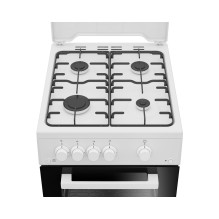 Beko FSG52020FW viryklė Laisvai pastatoma viryklė Dujinė juoda, balta Beko FSG52020FW viryklė Laisvai pastatoma viryklė Dujinė juoda, balta