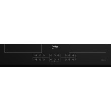 Beko HII64206F2MT juoda įmontuojama indukcinė kaitlentė, 58 cm, zoninė, 4 zona(-os), juoda Beko HII64206F2MT juoda įmontuojama indukcinė kaitlentė, 58 cm, zoninė, 4 zona(-os), juoda