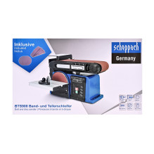 Scheppach BTS900 Juostinis ir diskinis šlifuoklis Scheppach BTS900 Juostinis ir diskinis šlifuoklis