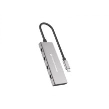 Conceptronic HUBBIES16G 4-Port USB 3.2 Gen-2 USB šakotuvas, 10Gbps, USB-C x 4, 100W USB PD Conceptronic HUBBIES16G 4-Port USB 3.2 Gen-2 USB šakotuvas, 10Gbps, USB-C x 4, 100W USB PD