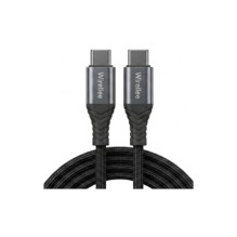 USB-C-USB-C kabelis Wirellee (2 m, 100 W, PD 3.0, juodas)