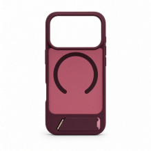 Evelatus Apple iPhone 18 Pro Rubber Coated MagSafe With Stand Case Burgundy Evelatus Apple iPhone 18 Pro Rubber Coated MagSafe With Stand Case Burgundy