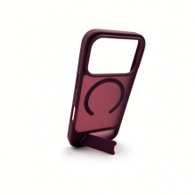 Evelatus Apple iPhone 18 Pro Rubber Coated MagSafe With Stand Case Burgundy Evelatus Apple iPhone 18 Pro Rubber Coated MagSafe With Stand Case Burgundy
