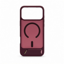 Evelatus Apple iPhone 18 Pro Max Rubber Coated MagSafe With Stand Case Burgundy Evelatus Apple iPhone 18 Pro Max Rubber Coated MagSafe With Stand Case Burgundy