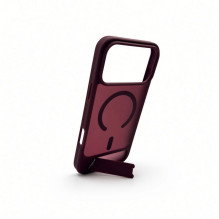 Evelatus Apple iPhone 18 Pro Max Rubber Coated MagSafe With Stand Case Burgundy Evelatus Apple iPhone 18 Pro Max Rubber Coated MagSafe With Stand Case Burgundy